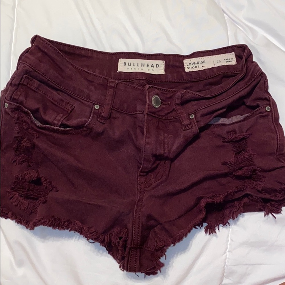 Bullhead low-rise Jean shorts